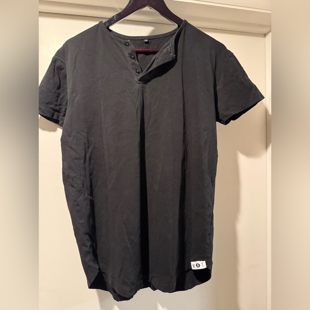 Black Henley Rule of Threads (R.O.T) small